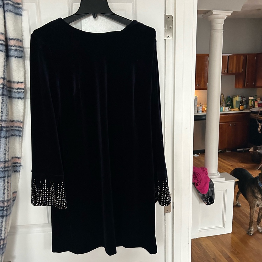 Harper Rose Midnight Navy Velvet Dress